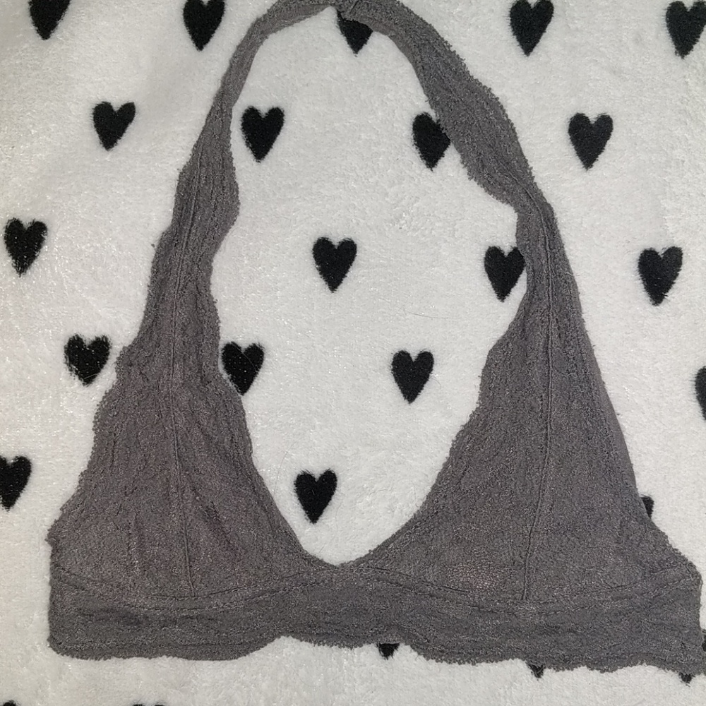 Gray bralette